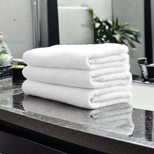 Eco-Friendly Terry <b>Bath</b> <b>Towel</b> 100% Cotton | 500 GSM-600 GSM | <b>White</b> | Square | 70x140 cm | Ready Stock EU - Product Image 4