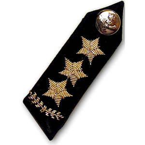 Ensemble de pattelettes de col brodées à la main pour uniforme de cérémonie, bleu, haute qualité - Product Image 6