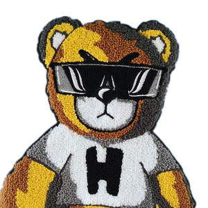 Nouveauté 2025 : Fournisseur de patchs en chenille thermocollants pour serviettes, conception personnalisée, grandes lettres de logo, patchs brodés en chenille - Product Image 4