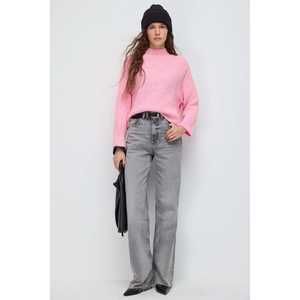 <b>Vintage</b> Half Fisherman's Neck Knit Crop Top for Women Casual Korean Sweet Breathable 100% Cotton Autumn <b>Vintage</b> Print <b>Sweater</b> - Product Image 4