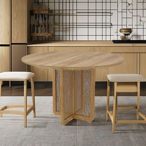 Mesa de comedor de madera de teca maciza de alta calidad hecha en Indonesia para muebles para el hogar, muebles de apartamento y muebles de interior - Product Image 1