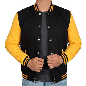 Chaquetas Universitarias para Hombre - Chaqueta Bomber Estilo Letterman de Béisbol para Estudiantes de Secundaria - Product Image 5