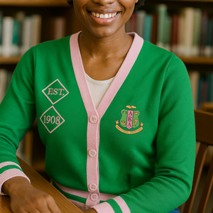 Alpha | Kapa | เสื้อสเวตเตอร์คาร์ดิแกนถักชมรม - Product Image 3