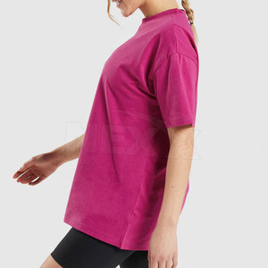 Color sólido Precio bajo Mujeres Camisetas Venta al por mayor En stock Mujeres Camisetas Nueva llegada Mujeres Camisetas - Product Image 3