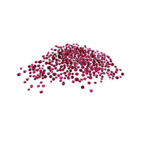 Natural Burma Untreated Ruby 1.5mm & 2mm Diamond Cut <b>Rounds</b> Loose Gemstone in Oval & <b>Cushion</b> Shape Certified by IGI 8mm Height - Product Image 1