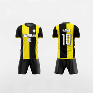 Chemise de football personnalisée livraison directe uniformes de football maillot de football à séchage rapide bleu jaune ensemble chemise de football Angleterre sublimée - Product Image 6