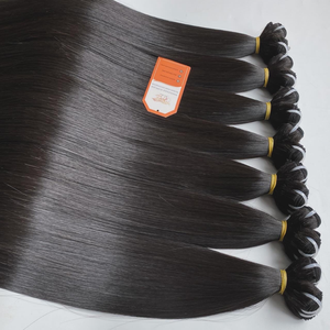 Os droit couleur naturelle 100% Remy vietnamien cheveux humains tissage pur brut non transformé vierge cheveux brut indien Bundle - Product Image 1