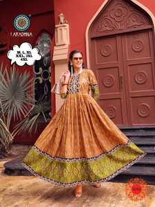 Nuevo traje étnico Georgette Kurtis Anarkali & Salwar Kameez para mujer, ropa de Festival informal confeccionada en estilo indio y pakistaní - Product Image 4