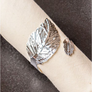 New Modern Design Silver Napkin Rings Set of 6 Napkin Holder Hotel Restaurant Supplies Tissue Organizer <b>for</b> Best <b>Sale</b> - Product Image 1