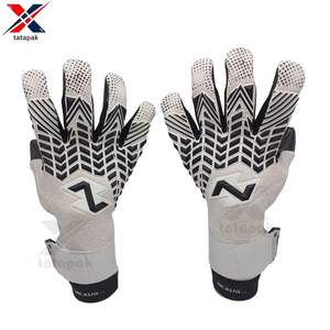 Gants de gardien de but de football professionnels Predator Guard en cuir super doux, antidérapants, respirants, protection complète des doigts, réglables - Product Image 6