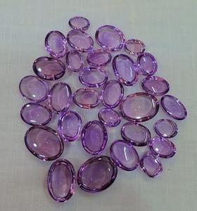 Cabujón de amatista rosa, forma ovalada, fabricación de piedras preciosas sueltas para joyería, joyería hecha a mano - Product Image 2