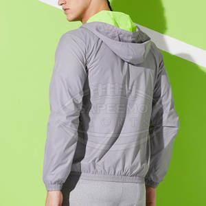 Chaqueta Deportiva de Alta Calidad para Hombre, Cuello Alto, Logotipo Frontal, Forro Interior Suave, Estilo Cortavientos, Ropa Deportiva Activa, Chaqueta de Invierno de Alto Rendimiento - Product Image 2