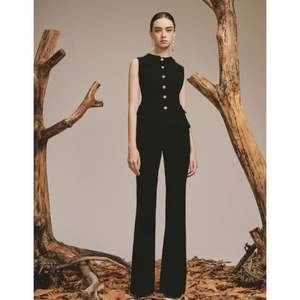 กางเกงผ้าไหมหรูหราสไตล์ลำลองหรูหราสำหรับผู้หญิงคอลเลคชั่นฤดูใบไม้ร่วงบริการผลิตจากสำนักงานเวียดนามตกแต่งโลโก้ - Product Image 3