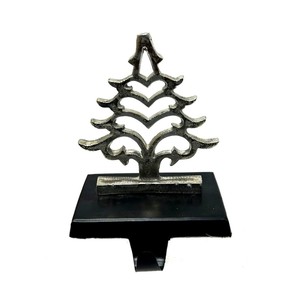 Colgador de medias en forma de Ángel de aluminio adornado para chimenea Mantel Holiday Decor Christmas Stocking Holder - Product Image 3