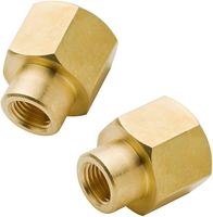 Connecteurs de terminaison de câbles en laiton forgé poli, durables, résistants à la corrosion, avec filetage SAE et œillet pour tubes
