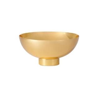 ถ้วยแชมเปญทรงกลมโลหะเคลือบทองพร้อมฐาน สำหรับบาร์ งานฝีมือ - Product Image 1