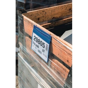 DIN <b>A4</b> Landscape Format W297xH210 mm Document <b>Wallet</b> with Flexible Wire Frame Dark Blue Pack of 50 Durables Letter Holders - Product Image 1