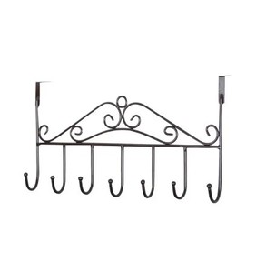 โรงงานขายส่งขายปลีกเหนือตะขอประตูชั้นเก็บตะขอโลหะเหนือไม้แขวนประตูตะขอแขวนประตูสําหรับงานหนัก - Product Image 3