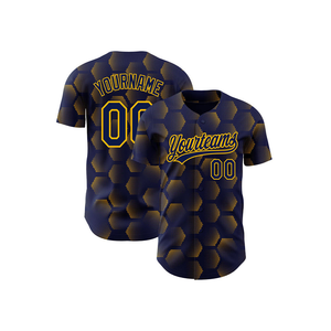Jersey de béisbol para hombre, estampado personalizado, manga larga, uniforme juvenil, tela transpirable, fábrica al por mayor - Product Image 6