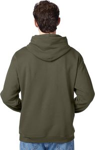 Sudaderas con capucha informales de invierno para hombre, Color sólido, 100% algodón, forro polar, ajuste Regular, secado rápido y transpirable, alta calidad - Product Image 6