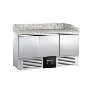 Mostrador de Preparación de Pizza Comercial - Superficie de Granito PREMIUM - 1400x700mm - con 3 puertas - Product Image 1