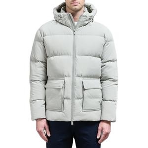 Chaqueta acolchada impermeable con cremallera informal de poliéster grueso y cálido de invierno de alta calidad hecha a medida de fábrica TN para hombre - Product Image 1