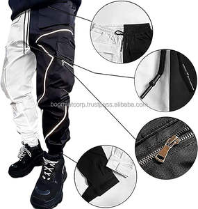 กางเกงคาร์โก้ผู้ชายคุณภาพพรีเมียม น้ำหนักเบา เป็นมิตรกับสิ่งแวดล้อม ปิดด้วยเชือกผูก ทรงลำลอง มีกระเป๋าหลายช่อง ระบายอากาศได้ดี แห้งเร็ว ไซส์ใหญ่ - Product Image 5