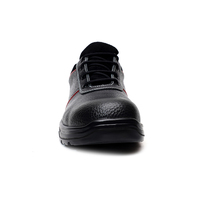 Chaussures de sécurité en cuir véritable poli pour hommes à usage industriel avec toutes les caractéristiques de sécurité nécessaires pour une utilisation en usine