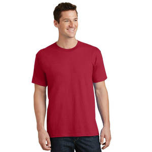 Camiseta Ligera de Manga Corta para Hombre, Lisa, de Tela Triblend - Product Image 1