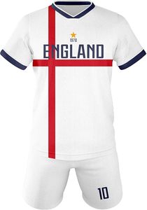 Custom Brand <b>Men's</b> Half Sleeve Soccer <b>Jersey</b> Vintage Football <b>Shirts</b> Shorts Set Sportswear Uniforms - Product Image 3