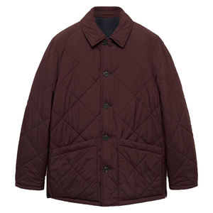 Men's Two Tone Reversible Quilted Jacket Hooded <b>Winter</b> Warm <b>Coat</b> for Men Outdoor <b>Thick</b> Down Couple Jacket Puffer Jacket - Product Image 1