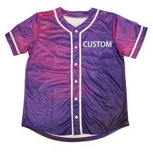 Uniformes de Béisbol y Sóftbol Personalizados al por Mayor para Hombre, Camisetas con Estampado Personalizado del Equipo de EE. UU., Antibacterianas, 100% Poliéster, Camiseta Cosida - Product Image 5