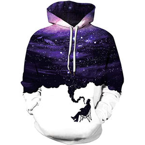 Alta calidad personalizado último estilo para hombre a prueba de viento Sudadera con capucha algodón mezclado Logo Color diseño sublimación 3D bordado ODM OEM - Product Image 4