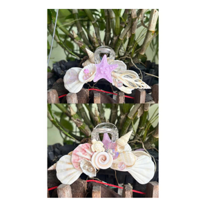 Pinzas de pelo de concha marina de Vietnam hechas con conchas mixtas, pinzas de pelo de bolsillo auténticas para la playa usando pinzas de pelo de concha marina diariamente - Product Image 3