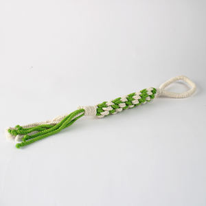 Juguete de algodón resistente con asa de lazo para perros, diseñado para juegos de alta tensión y tracciones repetidas, fabricado en Vietnam. - Product Image 1