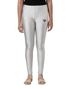 Women Slimming Stretch Compression Fitness High Waist Yoga wear Seamless Fashion plain <b>silver</b> colour women's <b>Leggings</b> - Product Image 3
