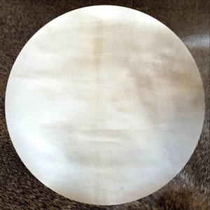 Piel de tambor de instrumento musical para tambor Blanco | 2024 Piel de cabeza de tambor de cuero de búfalo de alta calidad - Product Image 1