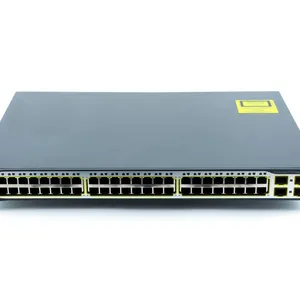 Используется 3750 WS-C3750-48PS-S 48 портов 10/100 PoE + 4 SFP переключатель в наличии