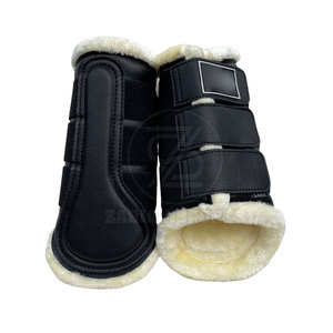 Botas de cepillado de caballos flexibles con ajuste cómodo Botas de cepillado de caballos clásicas para uso diario para seguridad de caballos - Product Image 1