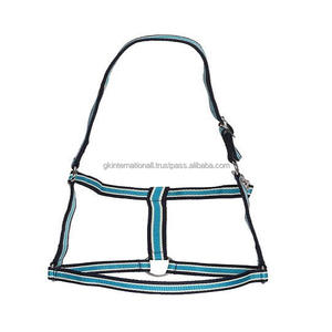 Waterproof <b>Thick</b> Nylon Webbing Dual Tone Nylon Horse Halter Customized Handmade Horse Racing Products at Wholesale Price - Product Image 6