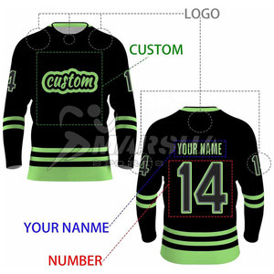 Maillot de hockey sur glace de qualité supérieure, dernier design, en vente, nouveau modèle, vêtements de sport personnalisés pour équipe, maillot de hockey sur glace pour homme - Product Image 4
