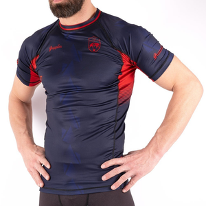 Rashguard personnalisé 240GSM Polyester Spandex | Impression par sublimation | Conception et logo personnalisés Artisanat de qualité supérieure - Product Image 5
