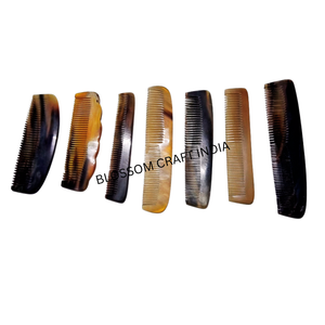 Peine de Cuerno de Búfalo Premium, Color Natural, Cuidado del Cabello de Moda, Directo del Mayorista de la India - Product Image 4