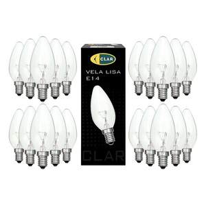 หลอดไฟไส้แบบใสทรงเทียนทองเหลือง E14 40W ปรับความสว่างได้ CRI สูง 95 - Product Image 2