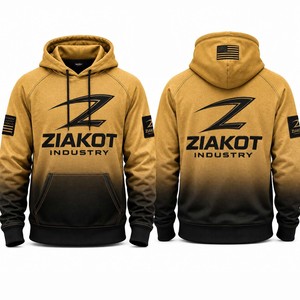 Venta Directa al por Mayor de Sudaderas con Capucha Deportivas de Moda con Degradado Negro y Dorado, Personalizadas y Cosidas, Newck - Product Image 1