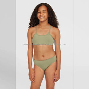 Tankini Azul Premium Personalizado para Mujer, Talla Grande, Diseño Cruzado en la Espalda, Tirantes Ajustables, Estampado Floral, Transpirable, de Secado Rápido - Product Image 4