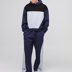 ชุดวอร์มผ้าคอตตอนน้ำหนักเบาสำหรับผู้ชายชุดวอร์มสตรีทแวร์และกางเกงขายาว600กรัม - Product Image 1