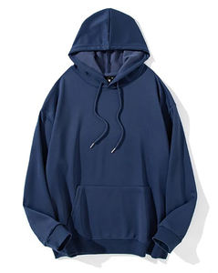 Sweat à capuche zippé pour homme en gros, haute qualité, 380-480 g/m², basiques d'automne, coton mélangé, molleton non doublé, surdimensionné, brodé - Product Image 2