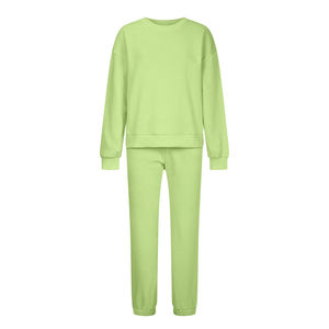 Vente en gros Ensemble de 2 pièces pour femme logo personnalisé Ensemble de jogging en coton et polyester pour jeune fille survêtement décontracté pour femme OEM - Product Image 2