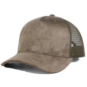 2025หมวกเบสบอลตาข่ายหนังนิ่ม5แผงสำหรับคนขับรถบรรทุกหมวกเบสบอลสไตล์ใหม่แบบลำลองสำหรับการเดินทางกลางแจ้ง - Product Image 3